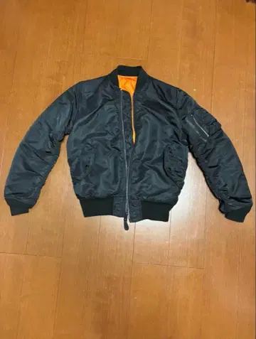 블랙 MA-1 플라이트 자켓 00s