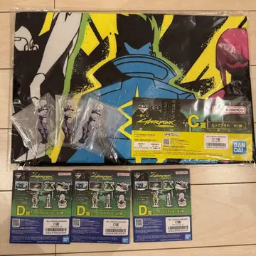 제일복권 사이버 펑크 빅 타월 아크릴 스탠드 3개 세트