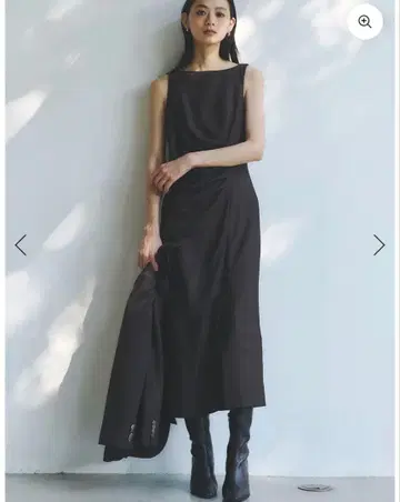 아지메 턱 내로우 원피스