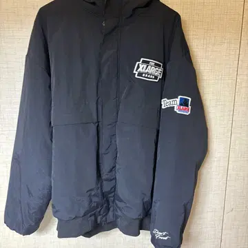 XLARGE 블랙 후드 부착 자켓