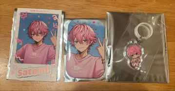 24시간 이내 발송 사토미군 오로라 참 포토 카드 스퀘어 캔뱃지