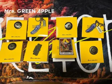 Mrs. GREEN APPLE 바바톤 핀 배지 8개 세트