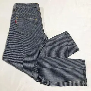 일본제 Betty Smith 히코리 스트라이프 워크 팬츠 코지마 쿠라시키