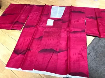 일본 의류 코트 빨간색