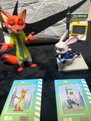 주토피아 피규어 세트