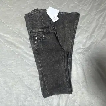 GYDA USED 케미컬 워시 스트레치 데님 자켓 셋업