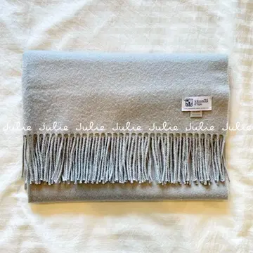 Johnstons 존스턴즈 새상품급 캐시미어 100% 대형 스톨 그레이