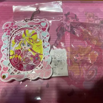 키미프리전 카드&바스락 아크릴 프레임 큐어 아이돌