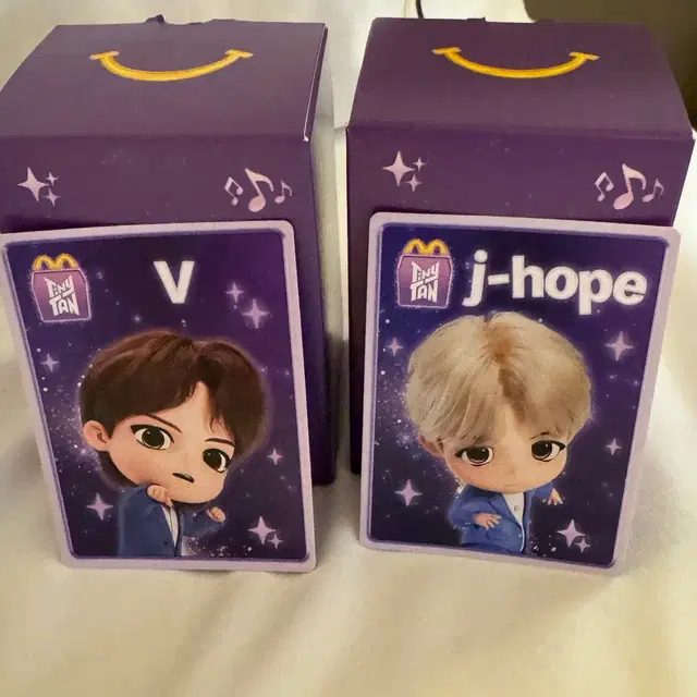 맥도날드 BTS TinyTAN 해피밀 V 뷔 제이홉 세트
