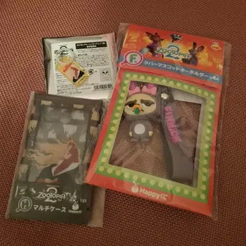 주토피아 해피 복권 F상 러버 마스코트 키링 피닉 외