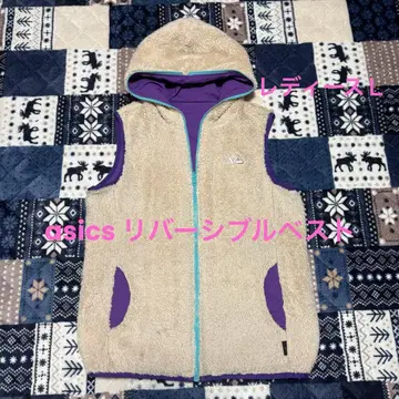 asics 아식스 여성용 플리스 리버서블 베스트 M