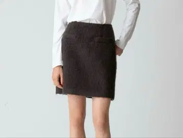 모헤어 샤기 미니 스커트 알아바일 마르티니크 유나이티드 애로우즈