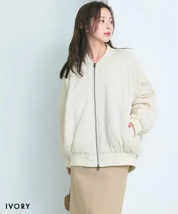 basement online 볼륨 루즈 MA-1 IVORY