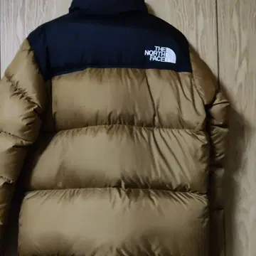 THE NORTH FACE 눕시 다운 자켓 브라운/블랙