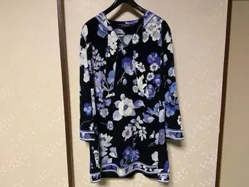 LEONARD FASHION 튜닉 칸칸 소재 40 사이즈 레오나르