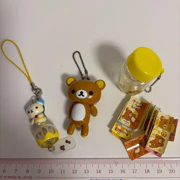 헤이세이 레트로 초레어 리락쿠마 스트랩 키링 씰