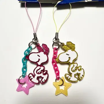 [ 미사용 새상품 ] 스누피 유니버설 스튜디오 재팬 키링 세트