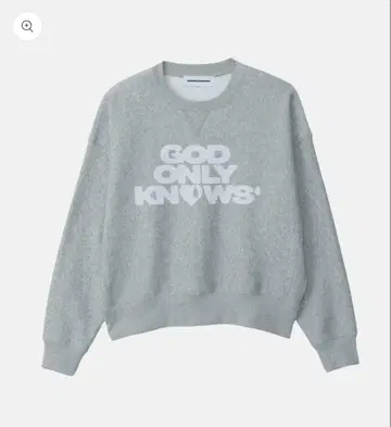 GOD ONLY KNOWS SIGNATURE CREW NECK SWEAT
