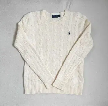 랄프 로렌 polo 니트 캐시미어 화이트