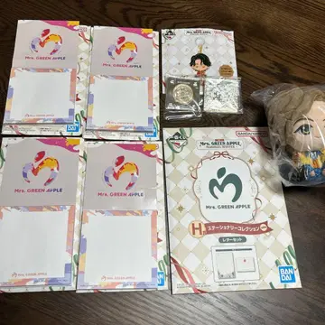 Mrs. GREEN APPLE 봉제 인형 노트 세트
