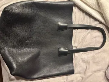 블루 드 샤프 블랙 가죽 토트백