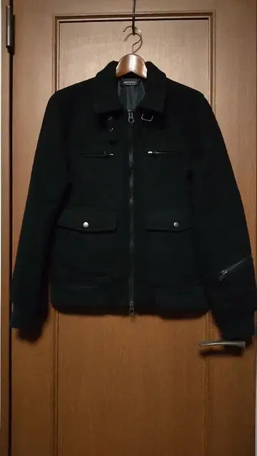 블랙 점퍼/블루종 M 몽키타임