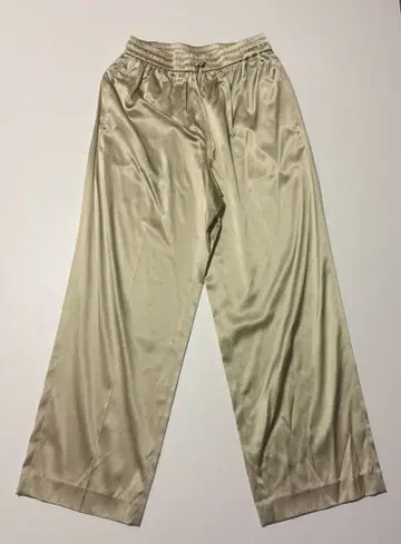 PLST 실크 새틴 스트레이트 팬츠
