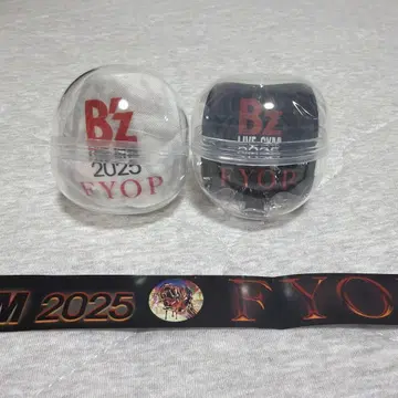 B'z LIVE-GYM 2025 FYOP 폰 탭 화이트, 블랙