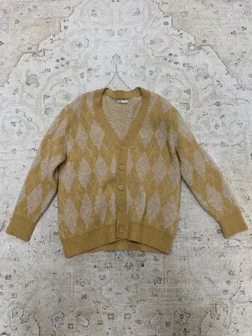 ZARA 가디건 M 머스타드
