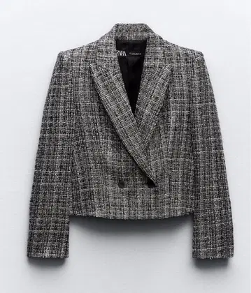 ZARA 트위드 자켓