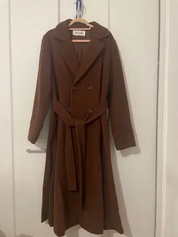 MISCH MASCH 허리 벨트 롱 코트