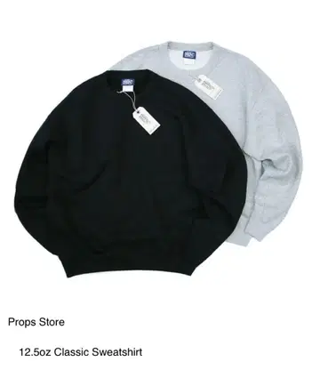 Props Store 12.5oz 클래식 스웨트셔츠