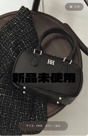 Darich 새상품 DD 로고 가죽 핸드백