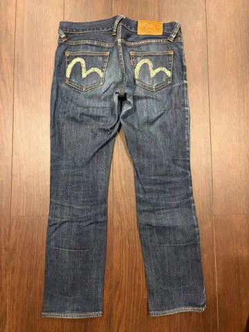 evisu 여성용 스트레이트 데님