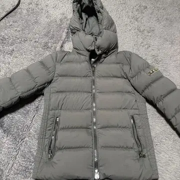 TATRAS 후드 부착 그레이 다운 자켓