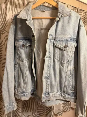 GU 데님 자켓 라이트 블루 M