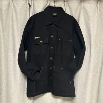블랙 데님 자켓 4 포켓