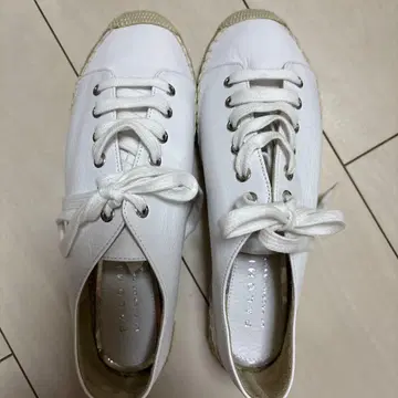 PALOMITAS 화이트 에스파드리유 스니커즈