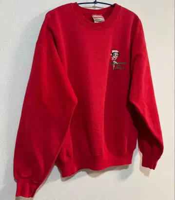 90s 베티 자수 맨투맨 Hanes 멕시코제