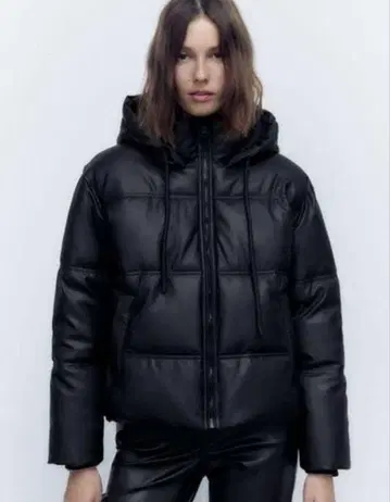 zara 인조 가죽 자켓