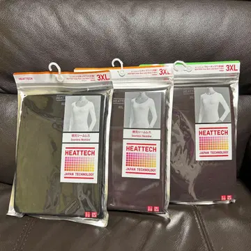 유니클로 히트텍 3개 세트 3XL 사이즈