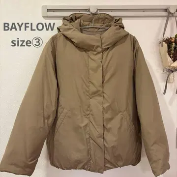 BAYFLOW 베이플로우 다운 자켓 사이즈 3 베이지