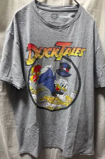 스크루지 맥덕 덕 테일즈 티셔츠 디즈니