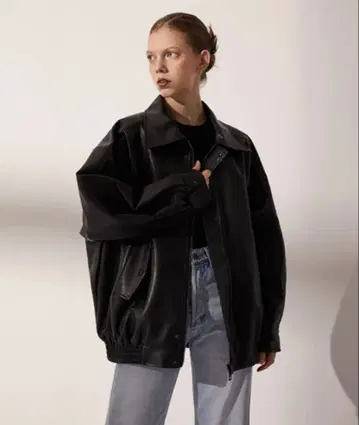 LADY VOLUME 가죽 자켓