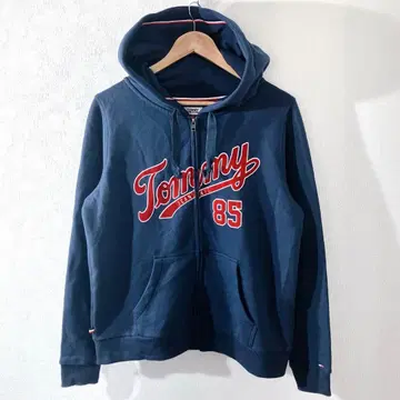 TOMMY JEANS 지퍼 후드티 후디 남성용 L 구제 의류