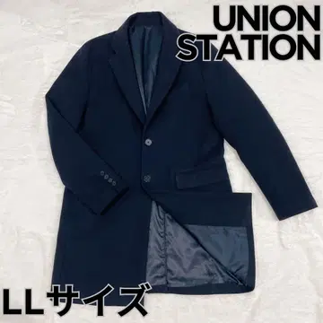 UNION STATION 멜톤 체스터 코트 블랙 LL 사이즈 겨울