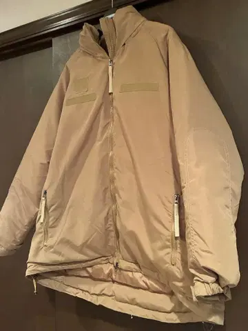 새상품 HALHAM 스트레치 오버 사이즈 패디드 숏 블루종 L 사이즈