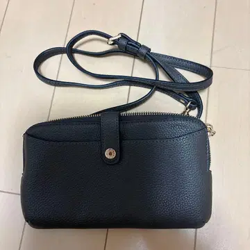 SALON de RUBAN 다크 그레이 월렛 숄더백