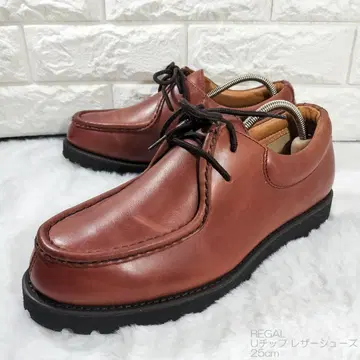 U팁 가죽 신발 25cm REGAL 브라운