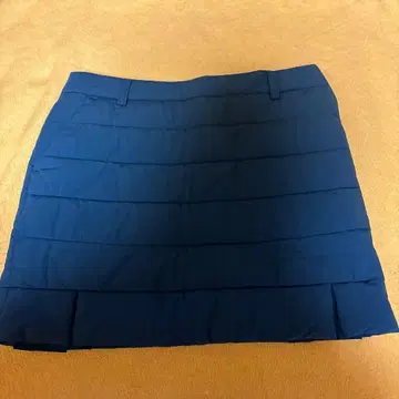 네이비 스트라이프 골프 스커트